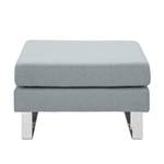 Pouf repose-pieds Portobello Tissu Tissu Selva : Gris - Luge