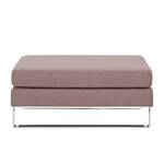 Pouf repose-pieds Portobello Tissu Tissu Milan : Gris-Marron - Luge