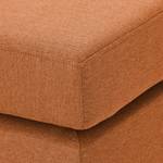 Pouf repose-pieds Portobello Tissu Tissu Milan : Marron rouille - Luge