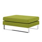 Pouf repose-pieds Portobello Tissu Tissu Ramira : Citron vert - Luge