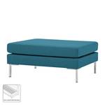 Pouf repose-pieds Portobello Tissu Tissu Ramira : Turquoise - Angulaire