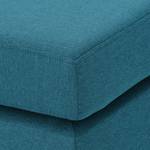 Pouf repose-pieds Portobello Tissu Tissu Ramira : Turquoise - Angulaire