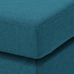 Pouf repose-pieds Portobello Tissu Tissu Ramira : Turquoise - Luge