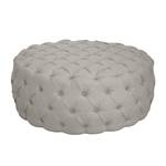 Pouf repose-pieds Pradera Tissu - Granit