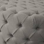 Pouf repose-pieds Pradera Tissu - Granit