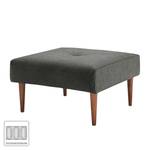 Pouf repose-pieds Recast Tissu - Tissu Flashtex : Dark Grey