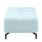 Pouf repose-pieds Rosewood Tissu - Bleu pastel