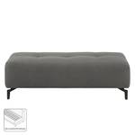 Pouf repose-pieds Rosewood Tissu - Gris fumé