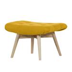 Tabouret Tias Tissu - Jaune moutarde