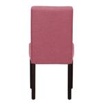 Gestoffeerde stoelen Allegra geweven stof - Stof Suria: Pink