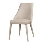 Gestoffeerde stoelen Berit I geweven stof/metaal - Stof Konya: Beige