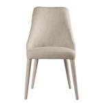 Gestoffeerde stoelen Berit I geweven stof/metaal - Stof Konya: Beige