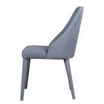 Chaises rembourrées Berit I (lot de 2) Tissu / Métal - Tissu Konya : Gris clair