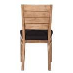 Chaises Béton I (lot de 2) Tissu / Acacia massif