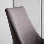 Gestoffeerde stoelen Brea geweven stof/essenhout - Lichtgrijs