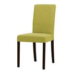 Gestoffeerde stoelen Allegra geweven stof - Stof Suria: Lichtgroen - Beuk