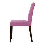Gestoffeerde stoelen Allegra geweven stof - Stof Suria: Pink - Beuk