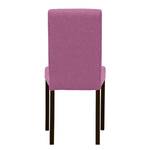 Gestoffeerde stoelen Allegra geweven stof - Stof Suria: Pink - Beuk