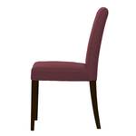 Gestoffeerde stoelen Allegra geweven stof - Stof Suria: Paars - Beuk