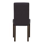 Chaises rembourrées Corinna (lot de 2) Tissu - Tissu Suria : Anthracite - Hêtre