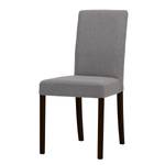 Chaises rembourrées Corinna (lot de 2) Tissu - Tissu Suria : Gris clair - Hêtre