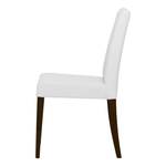 Chaises rembourrées Corinna (lot de 2) Tissu - Tissu Suria : Blanc - Hêtre