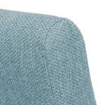 Chaises rembourrées Corinna (lot de 2) Tissu - Tissu Suria : Bleu clair - Chêne