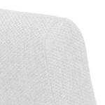 Chaises rembourrées Corinna (lot de 2) Tissu - Tissu Suria : Blanc - Chêne