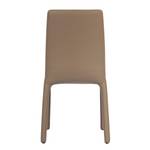 Chaises Elena (lot de 2) Imitation cuir - Marron clair