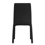 Chaises Elena (lot de 2) Imitation cuir - Noir