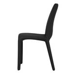 Chaises Elena (lot de 2) Imitation cuir - Noir