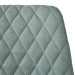Gestoffeerde stoel Farelas geweven stof/massief beukenhout - Geweven stof Cors: Mintgrijs - 2-delige set