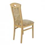 Chaises Grita (lot de 2) Hêtre massif / Tissu beige