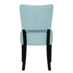 Chaises rembourrées Lana (lot de 2) Tissu - Tissu Suria : Bleu clair