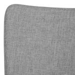 Chaises rembourrées Lana (lot de 2) Tissu - Tissu Suria : Gris clair