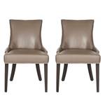 Chaises Lester (lot de 2) marron