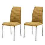 Stoelen Levittown (2-delige set) Kerriegeel