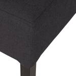 Chaises rembourrées Lilou (lot de 2) Tissu - Tissu Suria : Anthracite