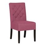 Gestoffeerde stoelen Lilou geweven stof - Stof Suria: Pink