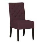 Gestoffeerde stoelen Lilou geweven stof - Stof Suria: Paars