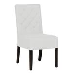 Gestoffeerde stoelen Lilou geweven stof - Stof Suria: Wit