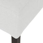 Chaises rembourrées Lilou (lot de 2) Tissu - Tissu Suria : Blanc