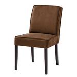 Chaise Lindside Tissu / Hêtre massif - Cognac