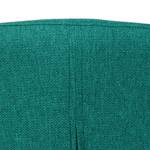 Chaises rembourrées Lydia (lot de 2) Tissu / Hêtre massif - Tissu Suria : Turquoise