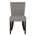 Chaises rembourrées Mia (lot de 2) Tissu - Tissu Suria : Gris clair