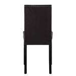 Gestoffeerde stoel Nella I kunstleer - Bruin - 2-delige set