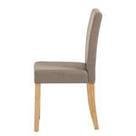 Gestoffeerde stoel Nella II linnen - Gemêleerd beige - 2-delige set