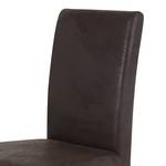 Chaises Riardo (lot de 2) Microfibre / Hêtre massif