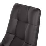 Gestoffeerde stoelen Saleno I kunstleer - Donkerbruin/eikenhoutkleurig
