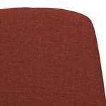 Chaises rembourrées Stig II (lot de 2) Tissu / Chêne massif - Tissu Vesta : Rouge - Chêne